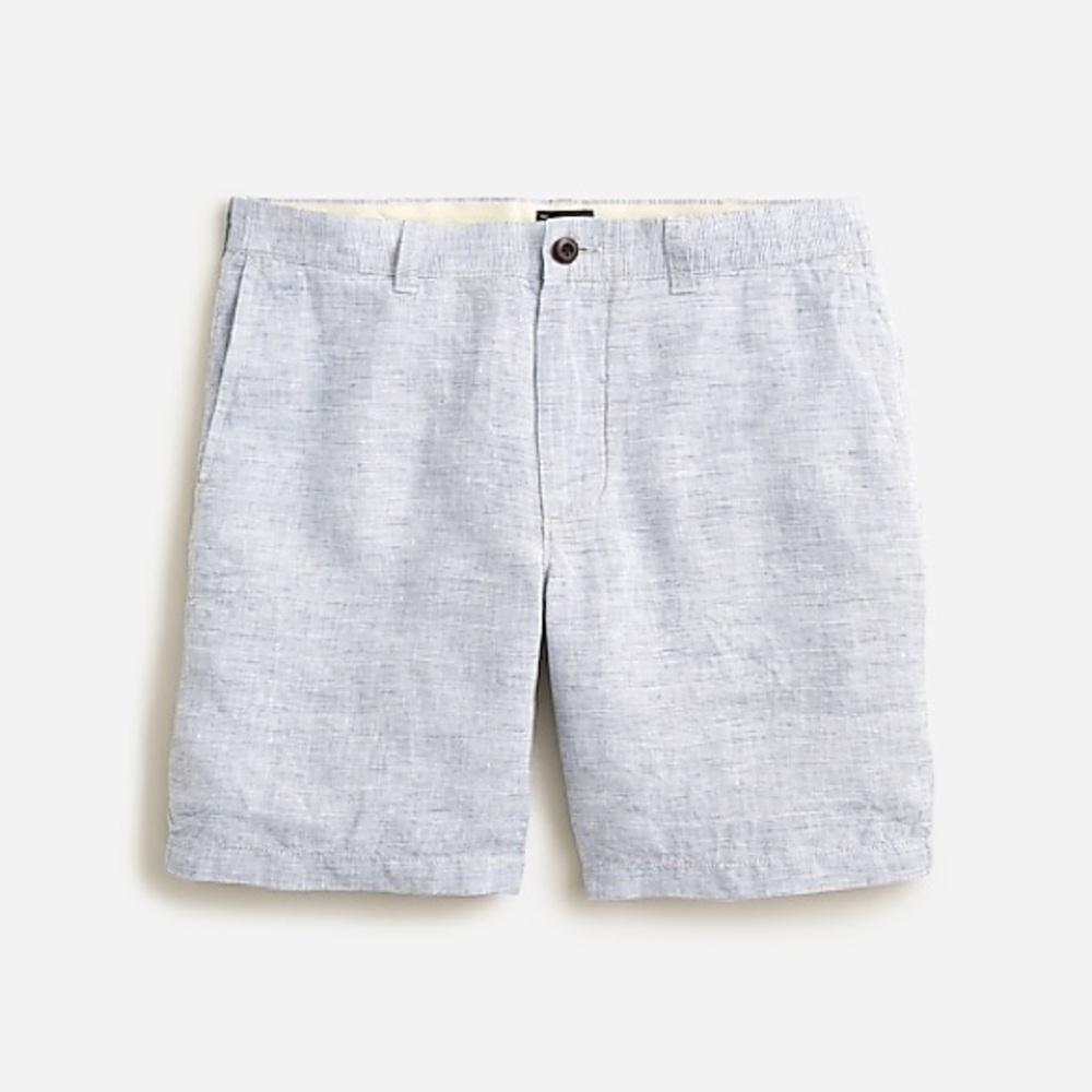 NWT J. Crew Linen Short 7”